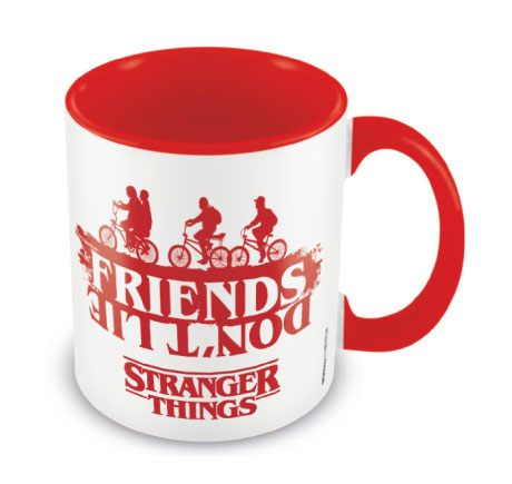 Tazza interna colorata di Stranger Things Friends Don't Lie