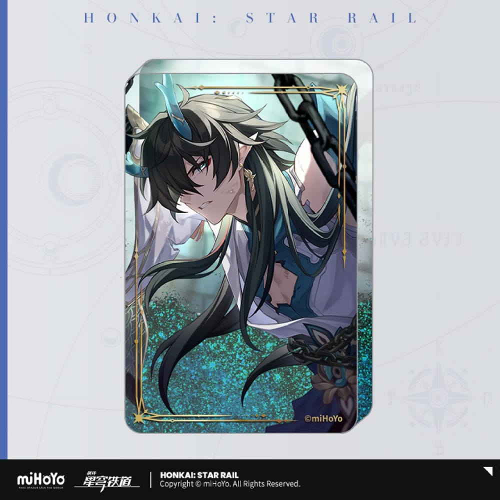 Honkai: Star Rail Light Cone Acryl Ornament med Glitter: Brighter Than the Sun 9 cm