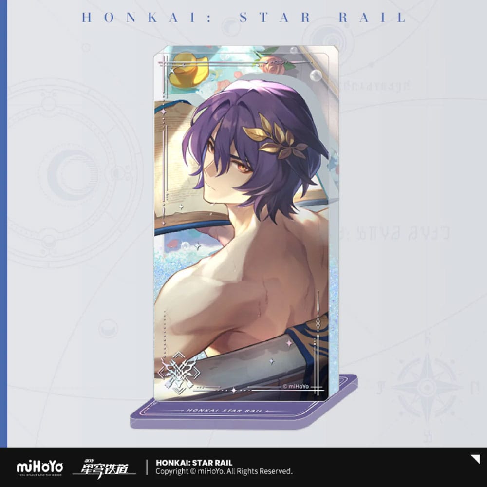Honkai: Star Rail Light Cone Acryl Ornament with Glitter: Dr. Ratio Baptism of Pure Thought 15 cm