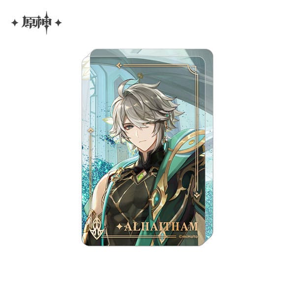 Ornamento acril di Genshin Impact con glitter: ALHAITHAM 10 CM