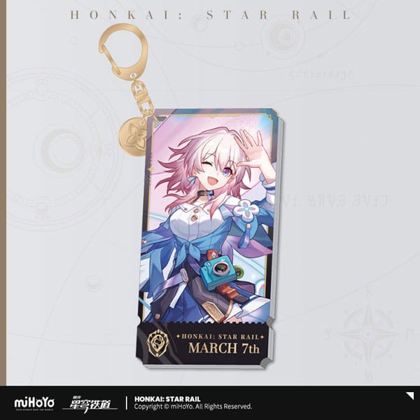 Honkai: Star Rail Caractor Acrylic Keychain 7 mars 9 cm