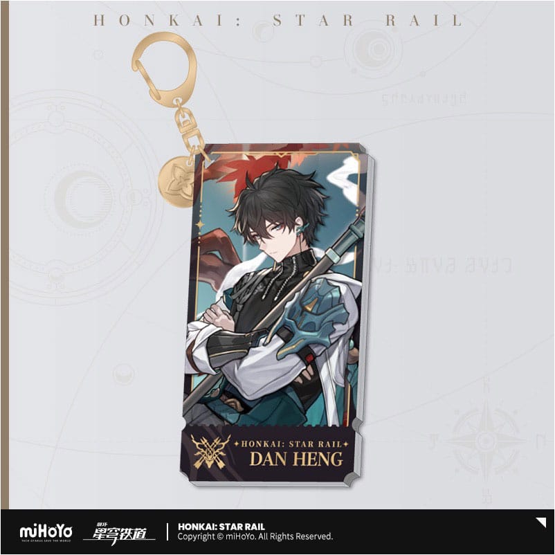 Honkai: Caracte de rail Star Rail Keynchain Dan Heng 9 cm