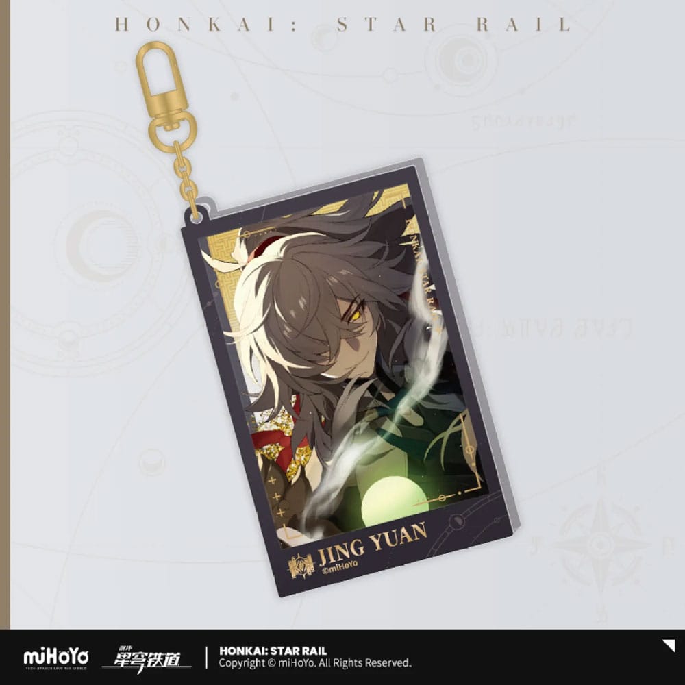 Honkai: Star Rail Countdown Departure Series Llavero acrílico Jing Yuan Glitter 9 cm