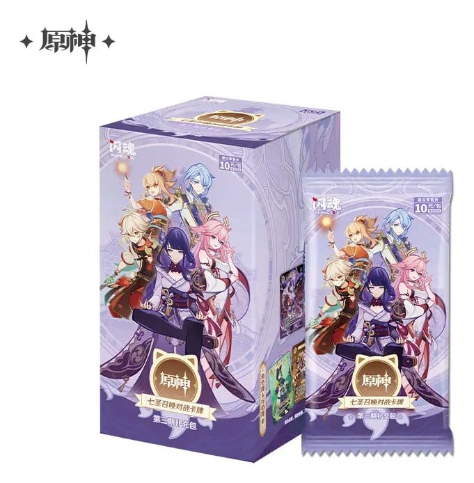 Genshin Impact Trading Card Game Series 3 Blind Box Display (18) *kinesisk version*