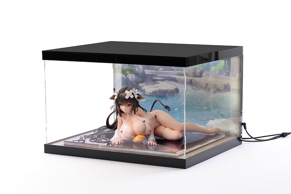 Visualizza acrilica Azur Lane con illuminazione per la figura Kashino Hot Springs Relaxation