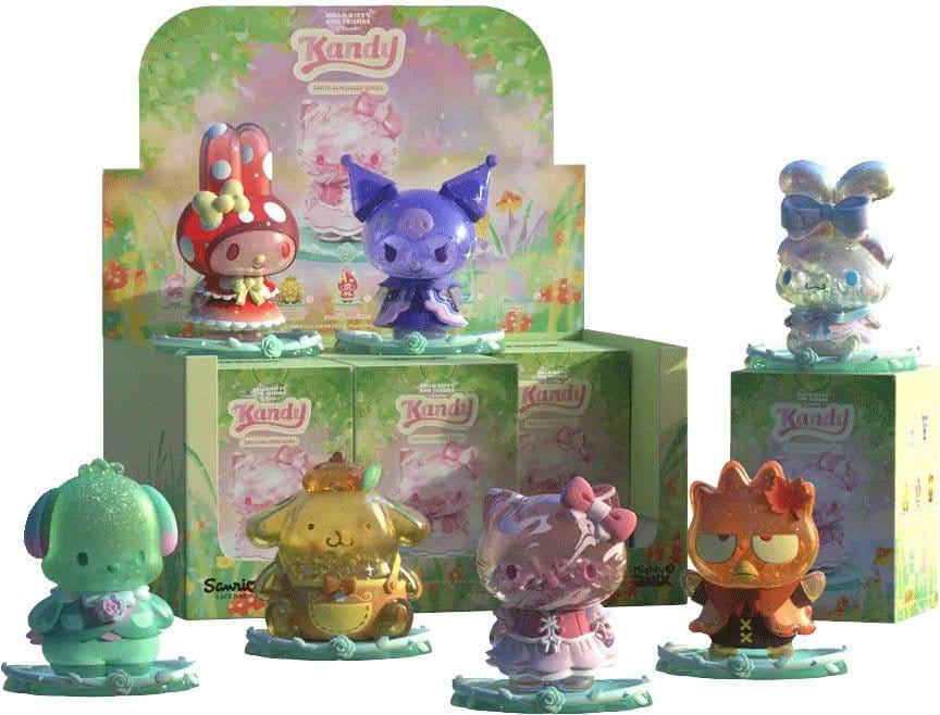 Sanrio Earth Explorer Series Kandy 4-tums vinylfigur Blind Box Display (6)