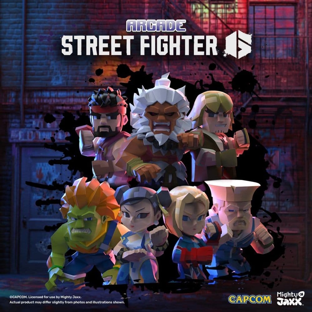 Arcade: Capcom Street Fighter Series 4-tommers vinylfigur Blind Box Display (6)