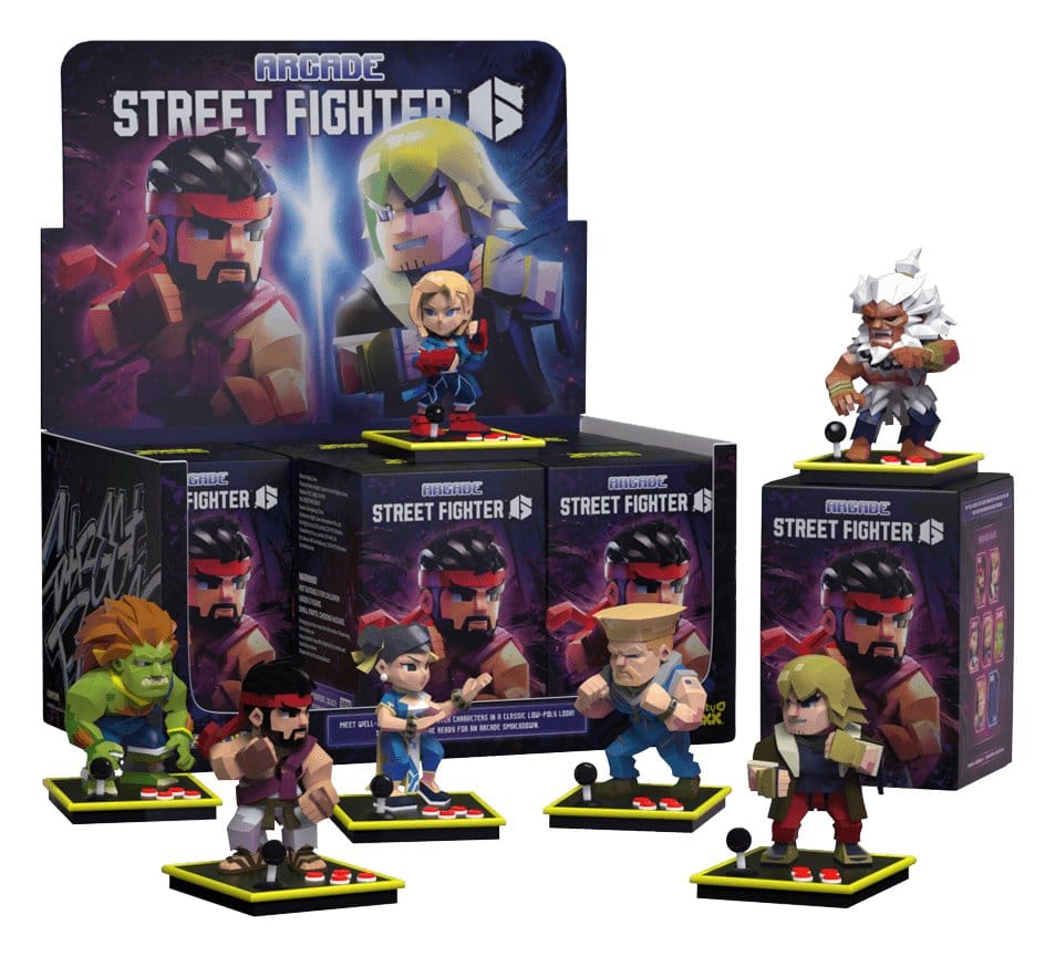 Arcade: Capcom Street Fighter Series 4-tommers vinylfigur Blind Box Display (6)