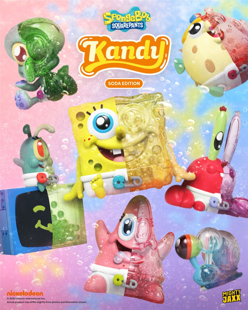 Spongebob Squarepants Blind Box Kandy X Jason Freeny Collection SpongeBob (Soda Edition) Affichage (6)