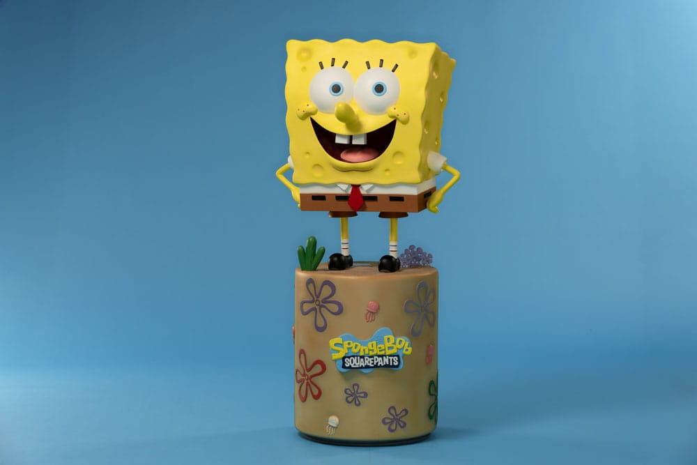 Svampbob Fyrkant Staty i naturlig storlek Svampbob 120 cm