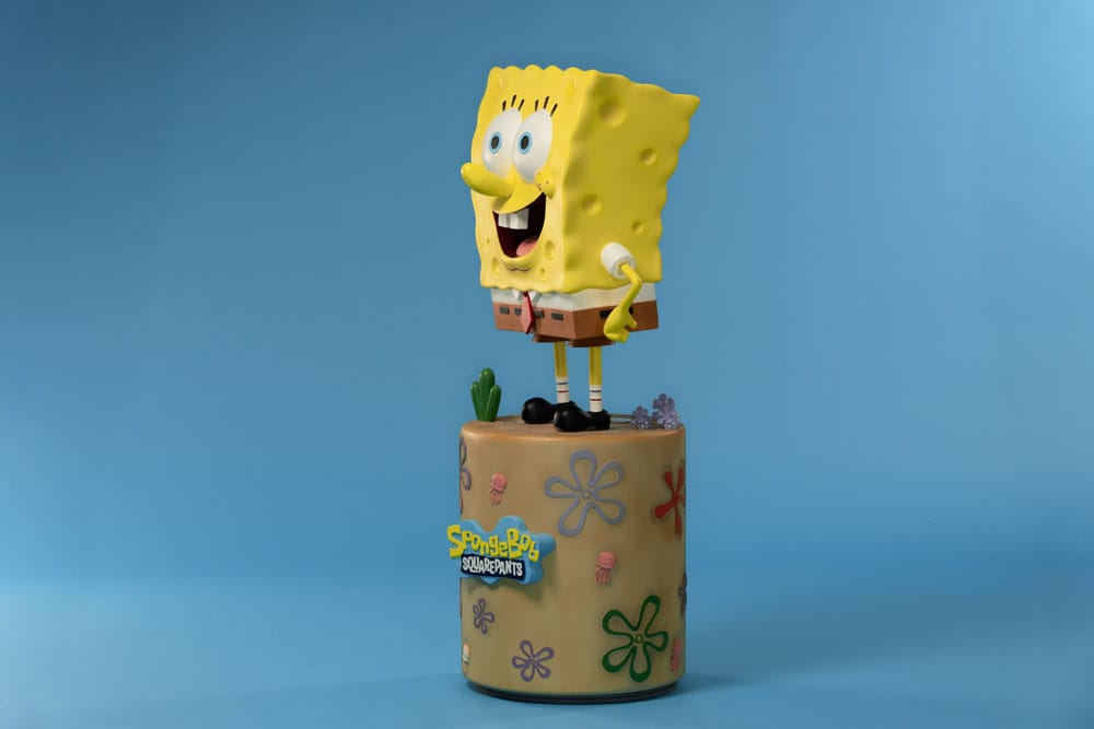 Svampbob Fyrkant Staty i naturlig storlek Svampbob 120 cm