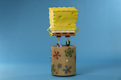 Svampbob Fyrkant Staty i naturlig storlek Svampbob 120 cm