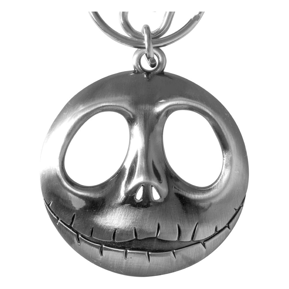 Nightmare Before Christmas Metal Keychain Jack Head met boog