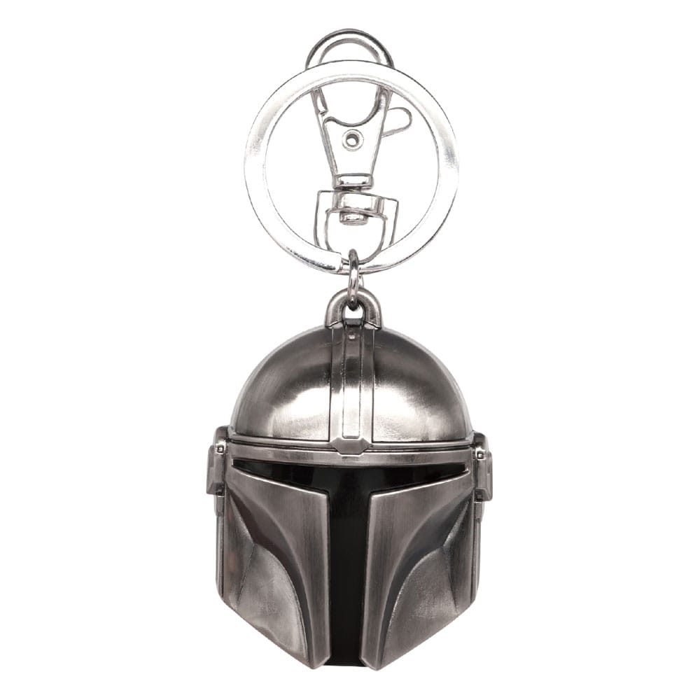 Star Wars Metal Keychain Mandalorian Helm