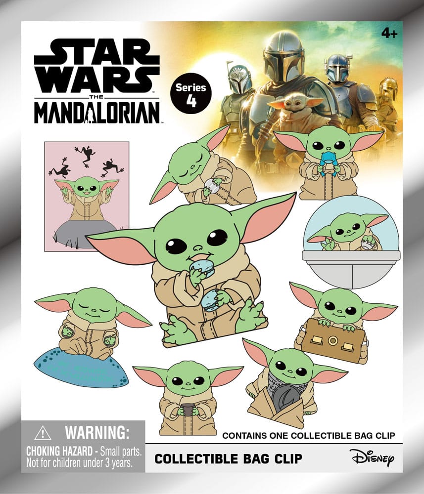 Star Wars 3D kopče za vrećice od pjene Best of Grogu Series 1 Display (24)