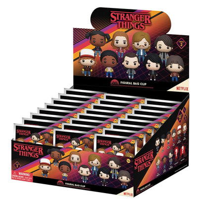 Stranger Things 3D PVC Bag Clips Series 2 Display (24)