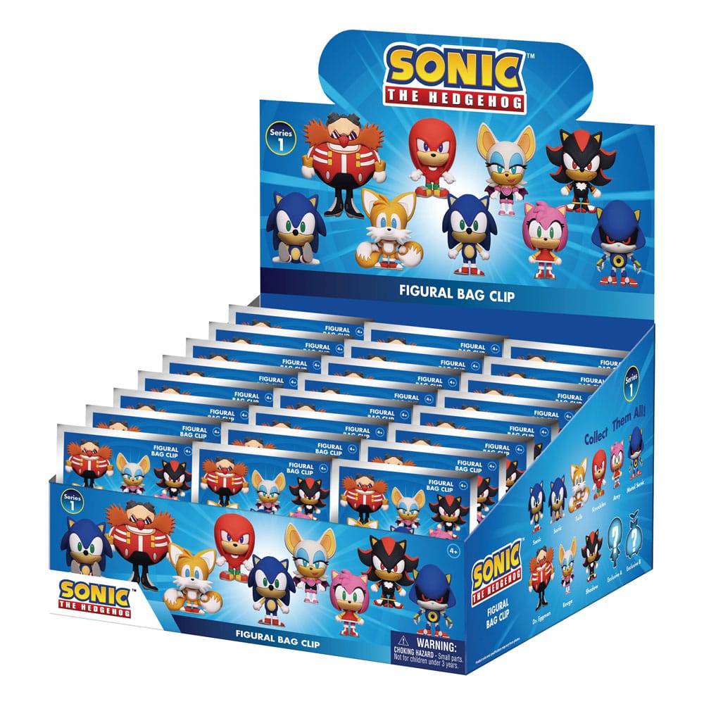 Sonic - Hedgehog 3D PVC Çanta Klipleri Seri 1 Ekran (24)