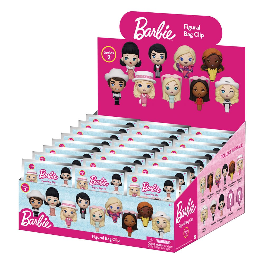Présentoir à clips pour sac en mousse 3D Barbie série 2 (24)