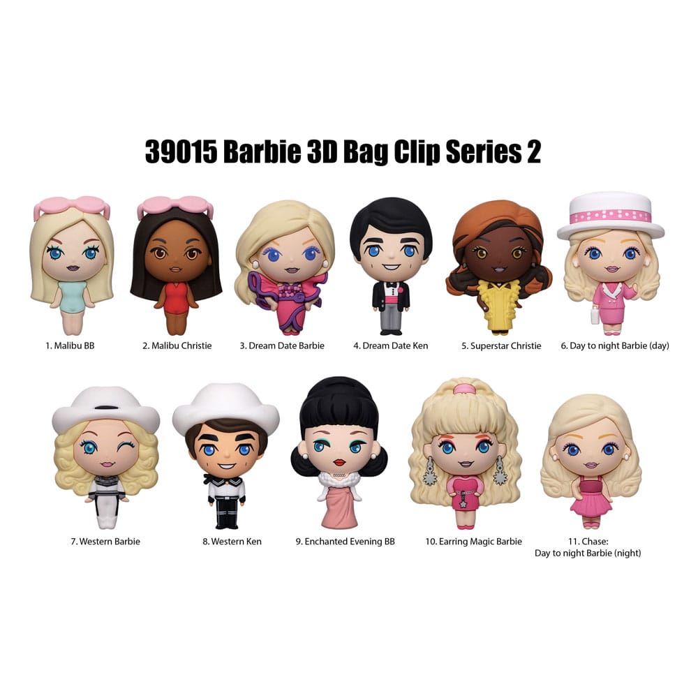 Présentoir à clips pour sac en mousse 3D Barbie série 2 (24)