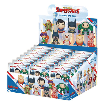 Clip per borse in PVC 3D DC Super Pets Serie 1 Display (24)