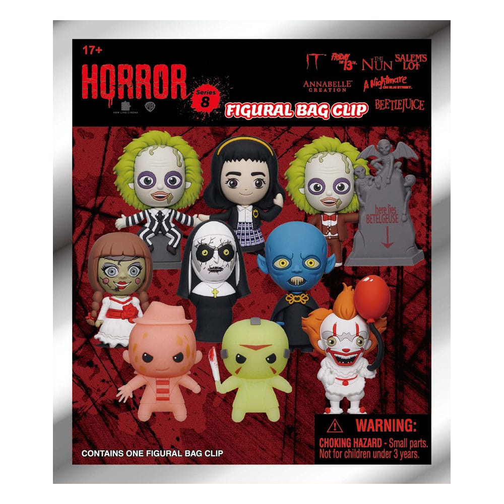 Affichage Warner Brothers 3D PVC Bag Clips Horror Series 8 (24)