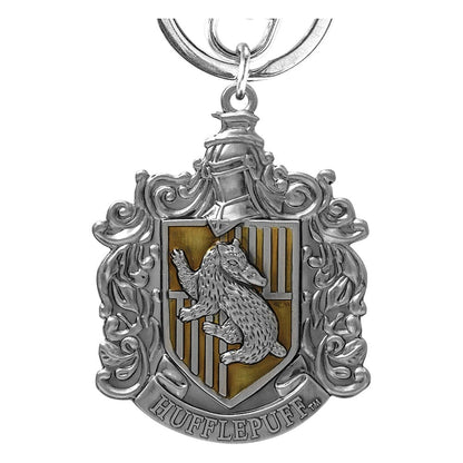 Harry Potter tinnen sleutelhanger Huffelpuf-embleem