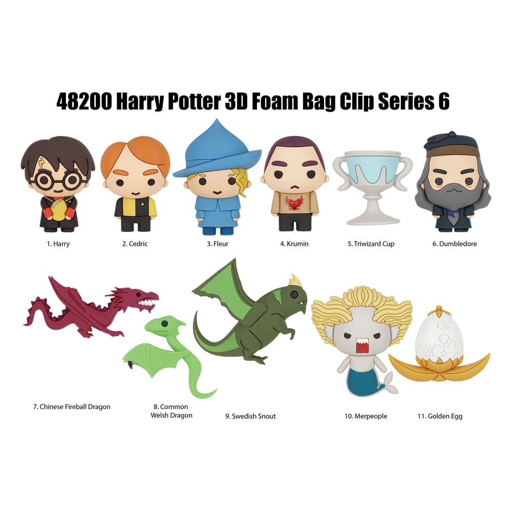 Clip per borse in PVC 3D Harry Potter Serie 6 Display (24)