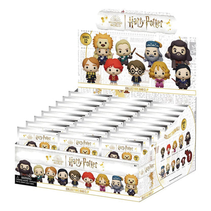 HARRY POTTER 3D PVC Bag Clips Serie 12 Display (24)