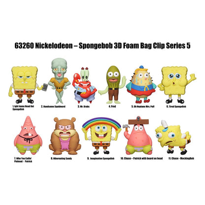 Nickelodeon Classics 3D PVC-tasclips Serie 5 SpongeBob SquarePants-display (24)