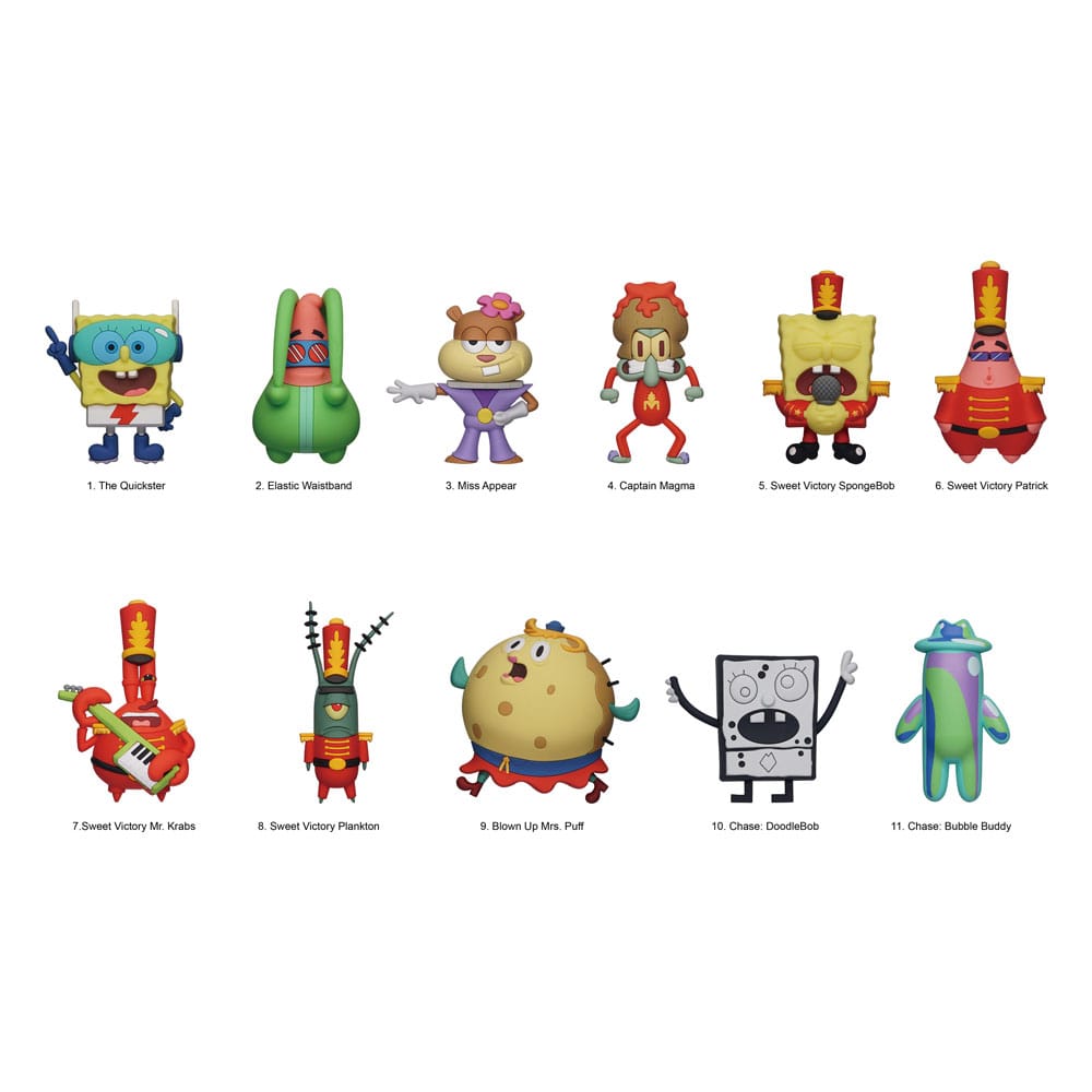 SpongeBob SquarePants 3D PVC Borse Clips Serie 6 (24)