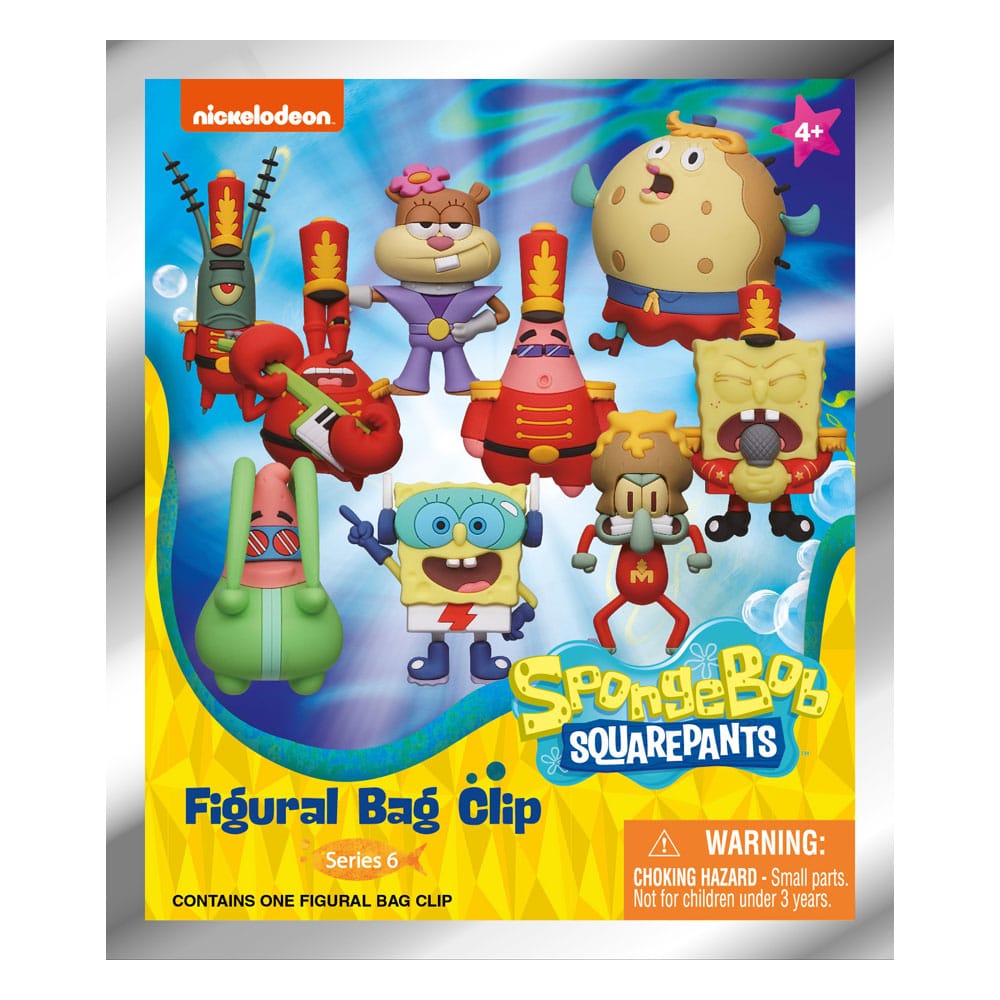 SpongeBob SquarePants 3D PVC Borse Clips Serie 6 (24)