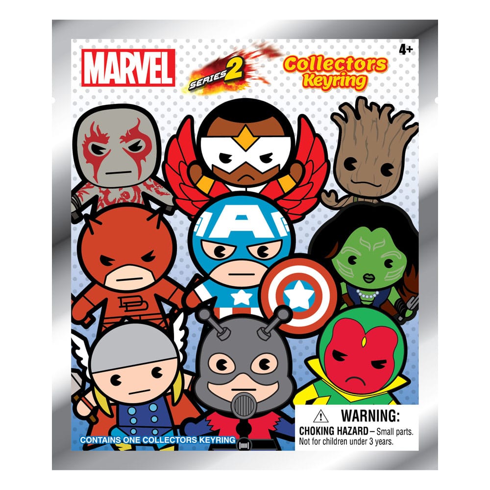 Marvel 3D PVC tasclips serie 2 display (24)