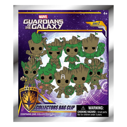 Guardians of the Galaxy 3D PVC Sac Clips Groot Series 2 Affichage (24)