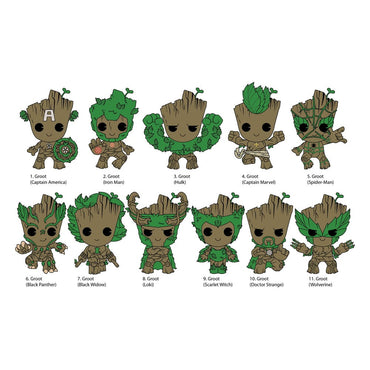 Guardians of the Galaxy 3D PVC Sac Clips Groot Series 2 Affichage (24)