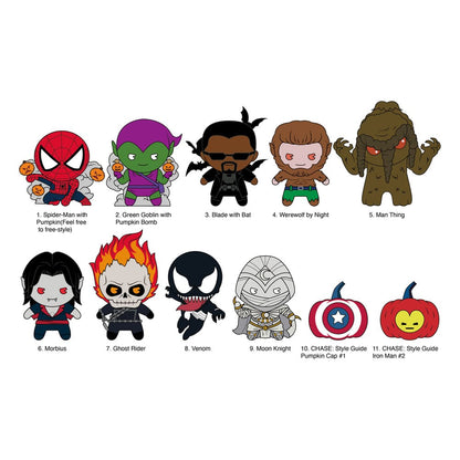 Marvel 3D PVC Bag Clips Halloween/Strange Tales Series 1 Display (24)