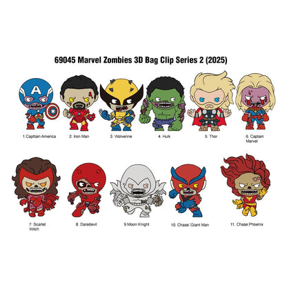 Clip per borse in PVC Marvel Serie 2 Display Zombies (24)