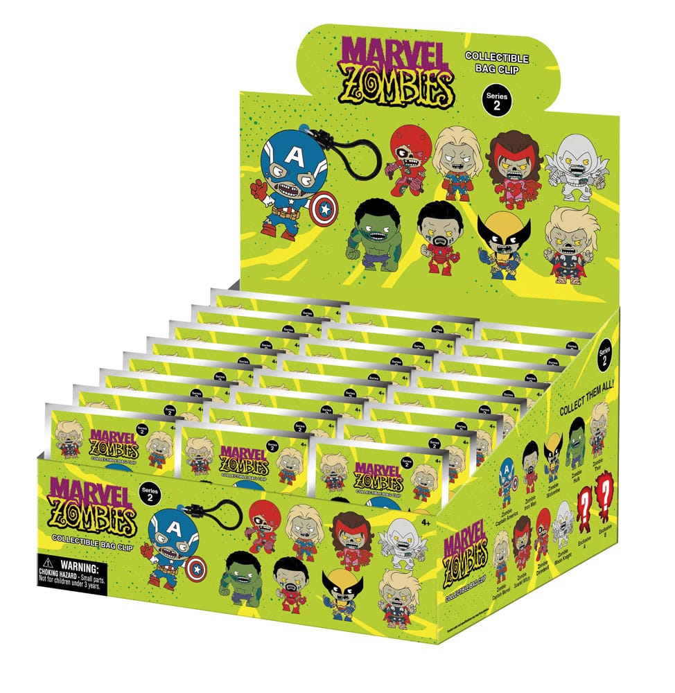 Marvel PVC Çanta Klipsleri Serisi 2 Zombi Ekranı (24)