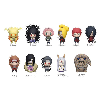 Naruto 3D PVC Bag Clips Serie 6 Display (24)