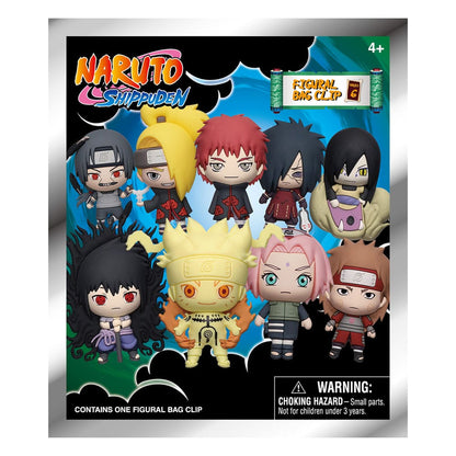 Naruto 3D PVC Bag Clips Serie 6 Display (24)