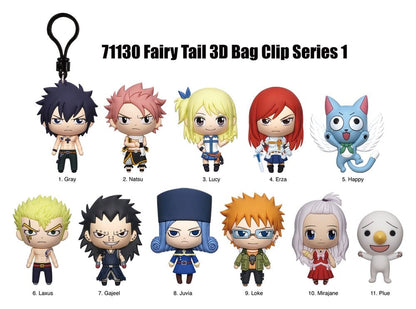 Fairy Tail 3D-skumtaskeclips Serie 1-skærm (24)
