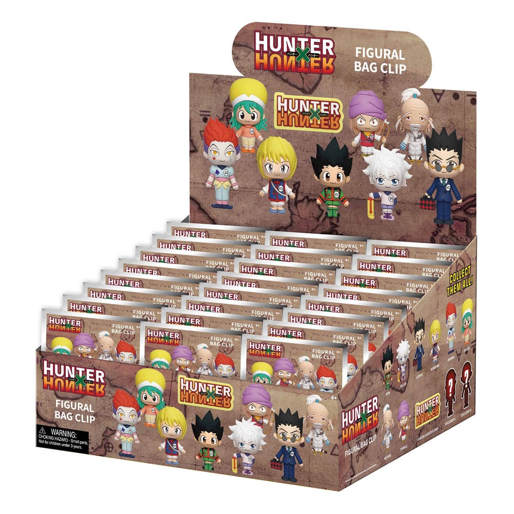 Hunter x Hunter Clips para bolsas de espuma 3D Serie 1 Pantalla (24)