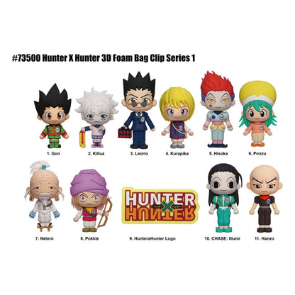 Hunter x Hunter Clips para bolsas de espuma 3D Serie 1 Pantalla (24)
