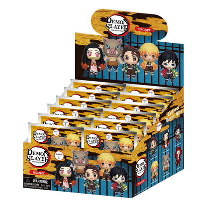 Dämonentöter: Kimetsu no Yaiba 3D 3D-Magnete Serie 1 Display (12)