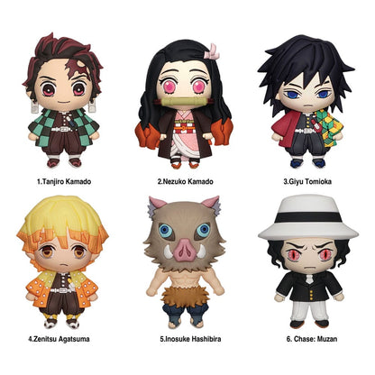 Dämonentöter: Kimetsu no Yaiba 3D 3D-Magnete Serie 1 Display (12)