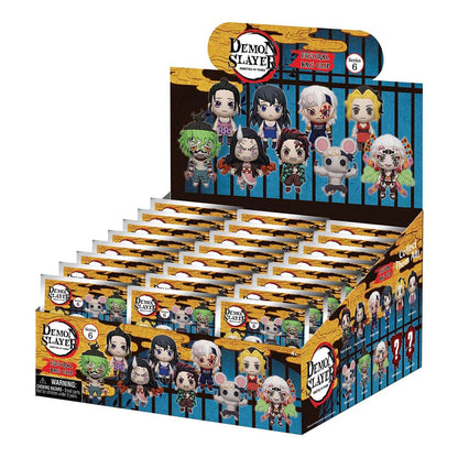 Demon Slayer: Kimetsu no Yaiba 3D Clip per borse in PVC Serie 6 Display (24)