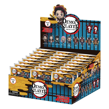 Demon Slayer sesong 3 3D Foam Bag Clips Series 8 Display (24)