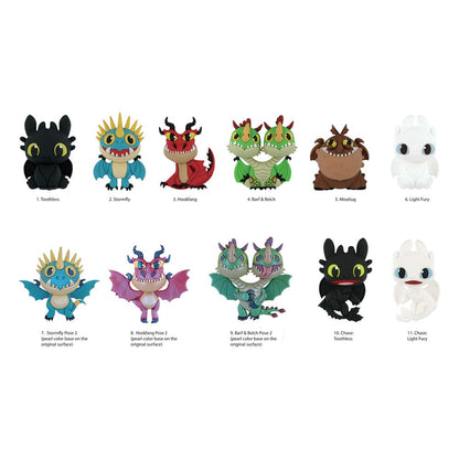 So trainieren Sie Ihren Drachen 3D PVC -Bag Clips Series 1 Display (24)