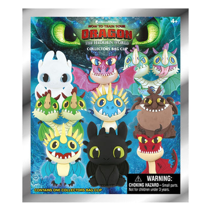 So trainieren Sie Ihren Drachen 3D PVC -Bag Clips Series 1 Display (24)
