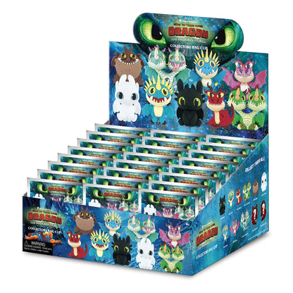 So trainieren Sie Ihren Drachen 3D PVC -Bag Clips Series 1 Display (24)