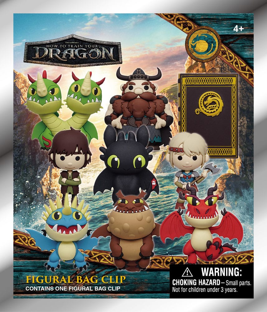 Hvordan trene Dragon 3D PVC Bag Clips 2025 Movie Display (24)